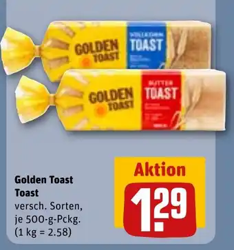 REWE Golden Toast Toast Angebot