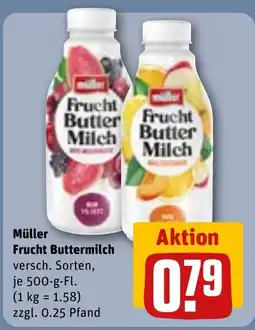 REWE Müller Frucht Buttermilch Angebot
