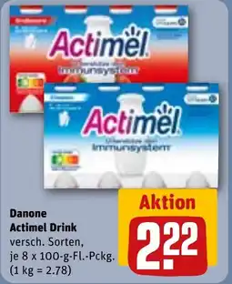 REWE Danone Actimel Drink Angebot