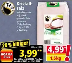Norma TAO Kristallsalz Angebot