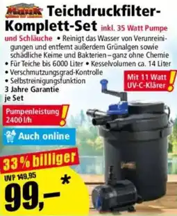 Norma Mauk Teichdruckfilter Komplett-Set Angebot