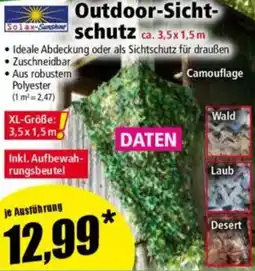 Norma Solax Sunshine Outdoor-Sichtschutz Angebot
