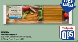 REWE REWE Bio Vollkorn-Spaghetti Angebot