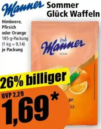Norma Manner Sommer Glück Waffeln Angebot