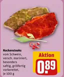 REWE Nackensteaks Angebot