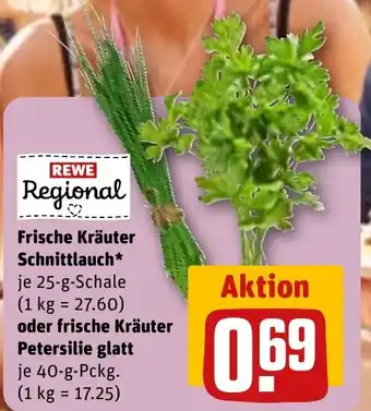 REWE Frische Kräuter Schnittlauch oder frische Kräuter Petersilie glatt Angebot
