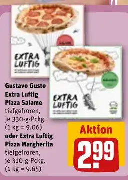 REWE Gustavo Gusto Extra Luftig Pizza oder Extra Luftig Pizza Angebot