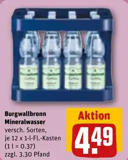 REWE Burgwallbronn Mineralwasser Angebot