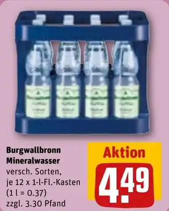 REWE Burgwallbronn Mineralwasser Angebot