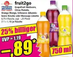 Norma FRANKEN BRUNNEN fruit2go Angebot