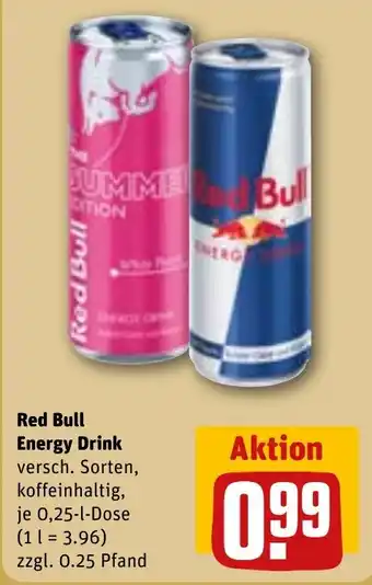 REWE Red Bull Energy Drink Angebot