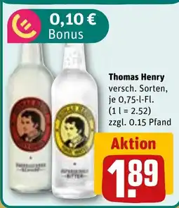 REWE Thomas Henry Angebot