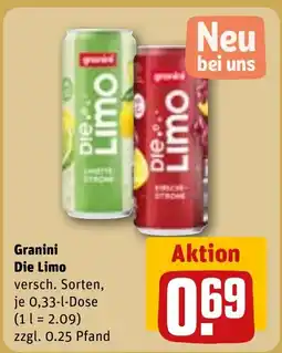 REWE Granini Die Limo Angebot