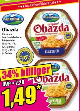 Norma Alpenhain Obazda Angebot