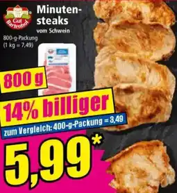 Norma Gut Bartenhof Minutensteaks Angebot