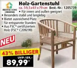 Norma Holz-Gartenstuhl Angebot