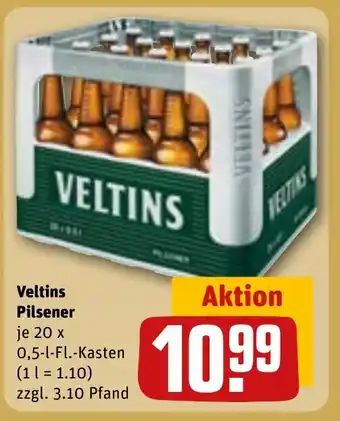 REWE Veltins Pilsener Angebot