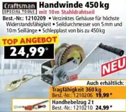 Norma Craftsman Handwinde 450 kg Angebot