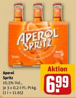 REWE Aperol Spritz 10,5% Vol., Angebot