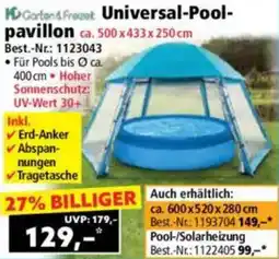 Norma Garten & Freizeit Universal Poolpavillon Angebot