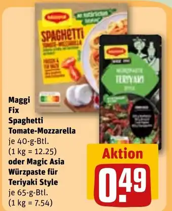 REWE Maggi Fix Angebot