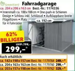 Norma GreenYard Fahrradgarage Angebot