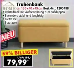 Norma HOME Truhenbank Angebot