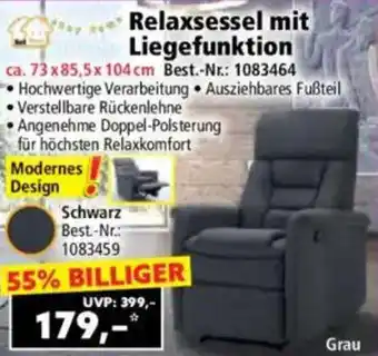 Norma Relaxsessel mit Liegefunktion Angebot