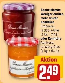 REWE Bonne Maman Weniger Zucker Angebot