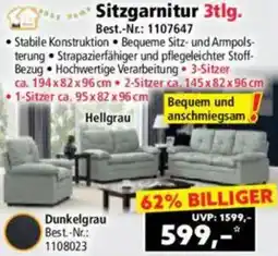 Norma Sitzgarnitur 3tlg. Angebot