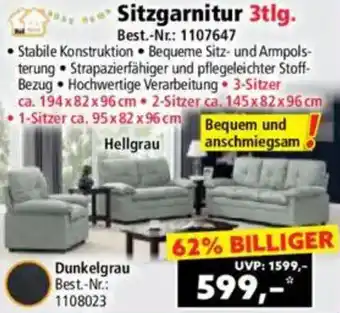 Norma Sitzgarnitur 3tlg. Angebot