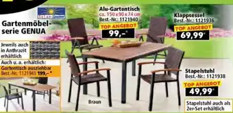 Norma Solax Sunshine Gartenmöbelserie GENUA Angebot