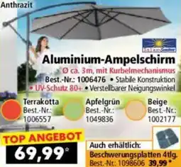 Norma Solax Sunshine Aluminium-Ampelschirm Angebot