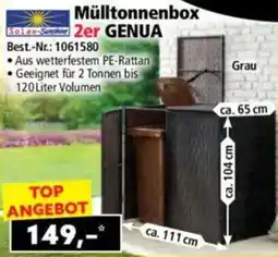 Norma Solax Sunshine Mülltonnenbox 2er GENUA Angebot
