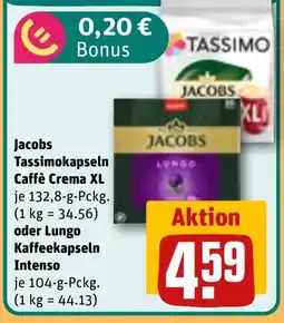 REWE Jacobs Tassimokapseln Angebot