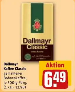 REWE Dallmayr Kaffee Classic Angebot