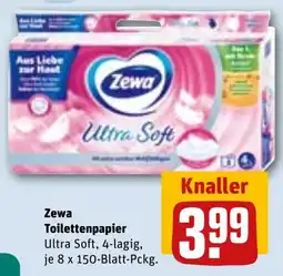 REWE Zewa Toilettenpapier Ultra Soft Angebot