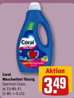 REWE Coral Waschmittel Angebot