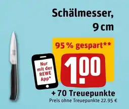 REWE vivo Schälmesser, 9 cm Angebot