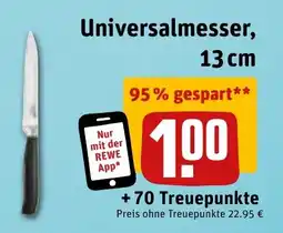 REWE vivo Universalmesser, 13 cm Angebot