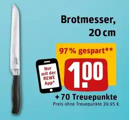 REWE vivo Brotmesser, 20 cm Angebot