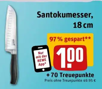 REWE vivo Santokumesser, 18 cm Angebot