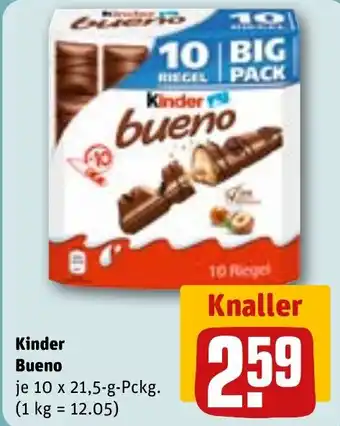 REWE Kinder Bueno Angebot
