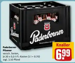 REWE Paderborner Pilsener Angebot