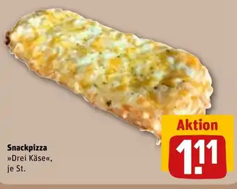 REWE Snackpizza >>Drei Käse<< Angebot