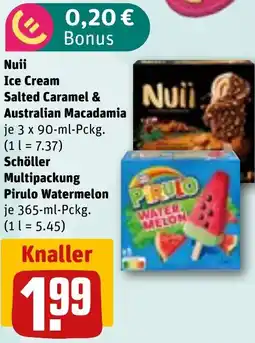 REWE Nuii Ice Cream oder Schöller Multipackung Angebot