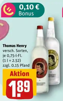 REWE Thomas Henry Angebot