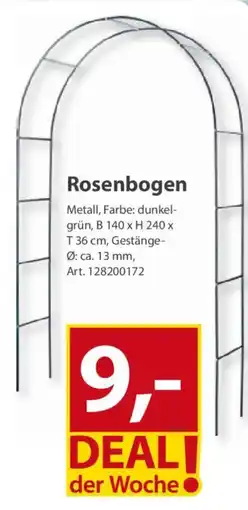 Sonderpreis Baumarkt Rosenbogen Angebot