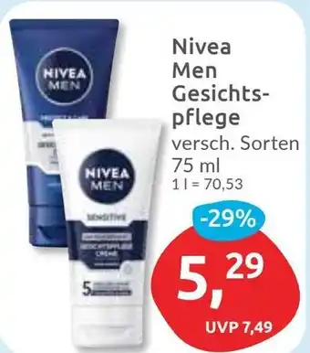 Budni Nivea Men Gesichtspflege Angebot