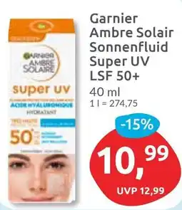Budni Garnier Ambre Solair Sonnenfluid Super UV LSF 50+ Angebot